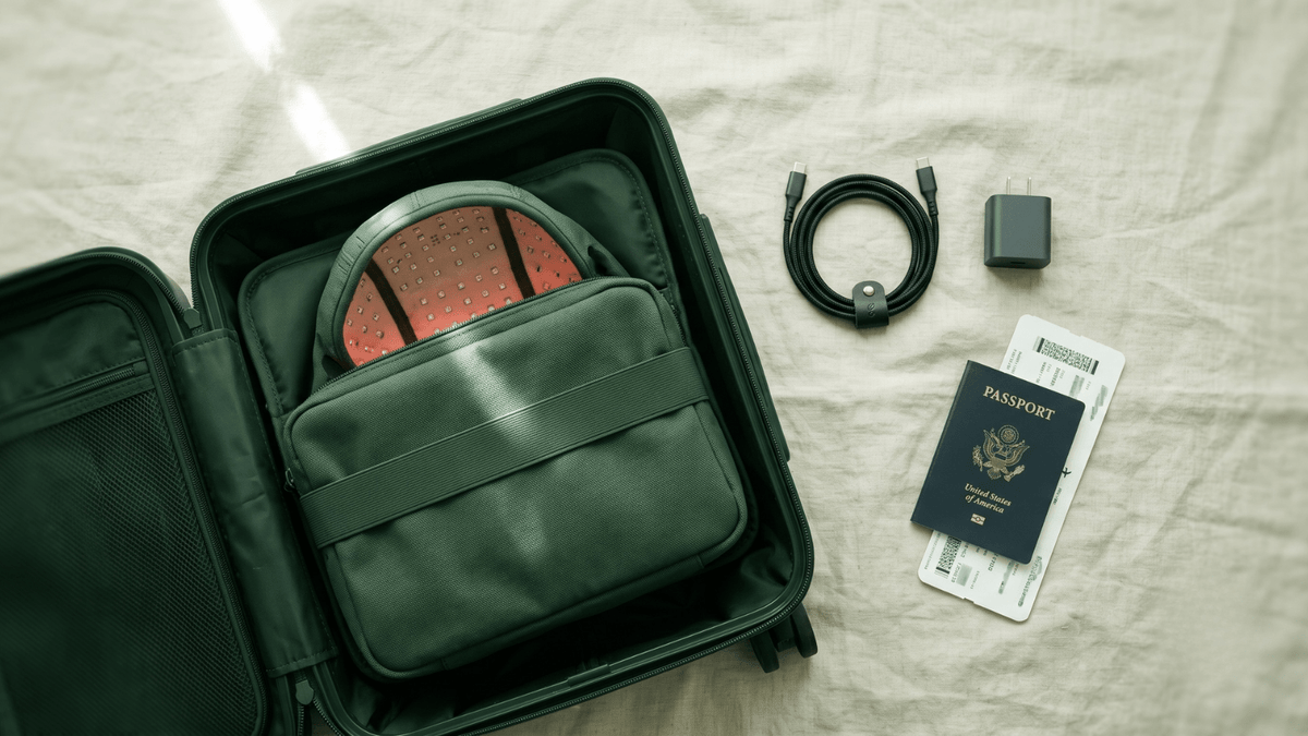 Can You Travel With a Red Light Therapy Device? - Haironix