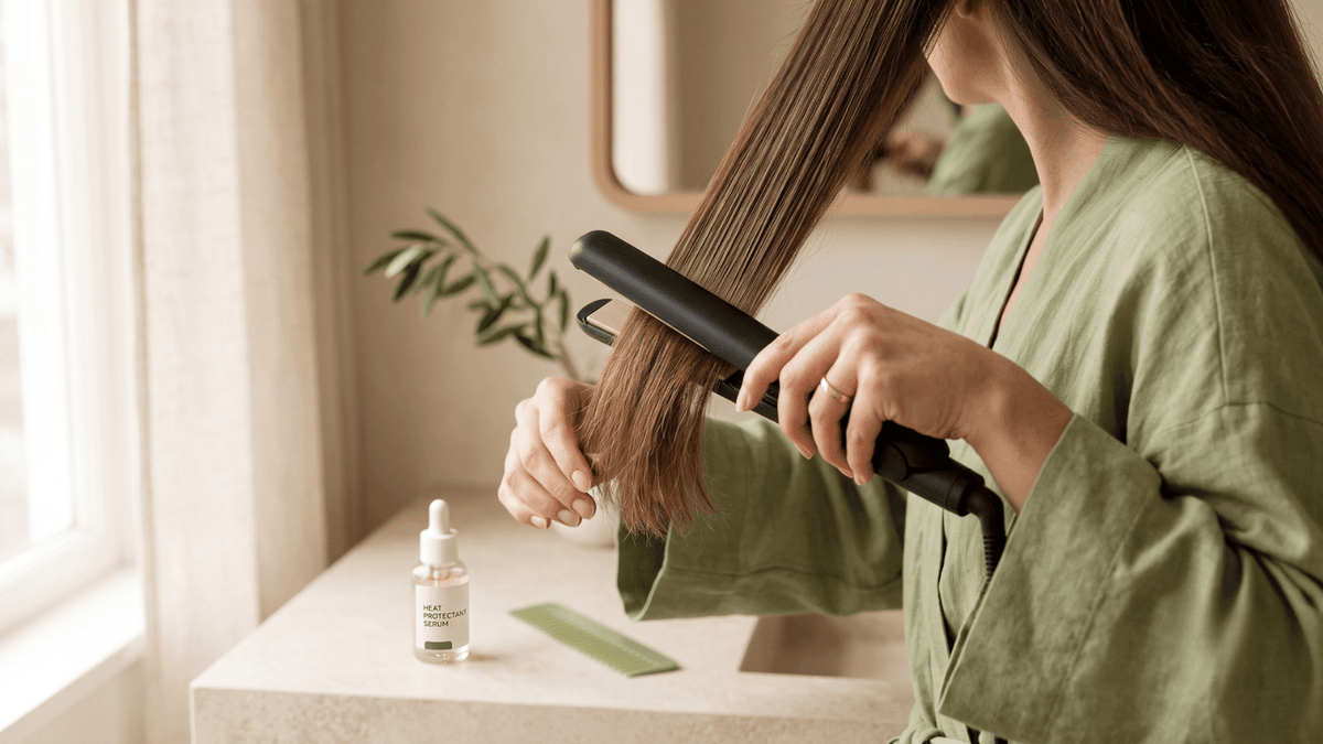 Heat styling and thinning hair — flat iron damage