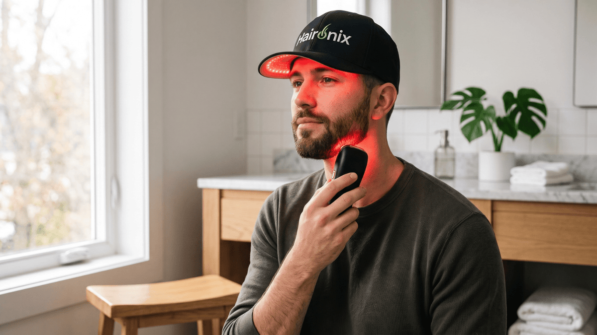 Red Light Therapy for Beard Growth — Does It Work? - Haironix
