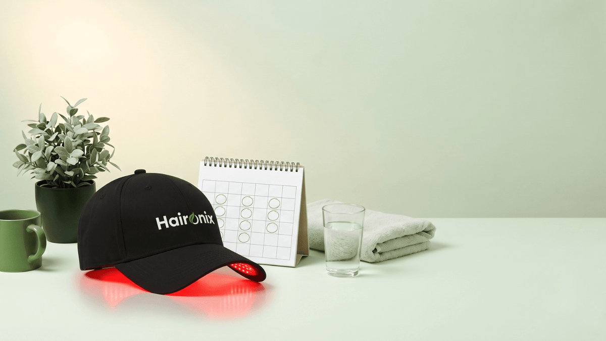 Your First 30 Days With a Red Light Therapy Cap - Haironix