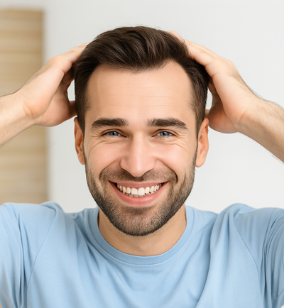 After treatment for Receding Hairline Treatment